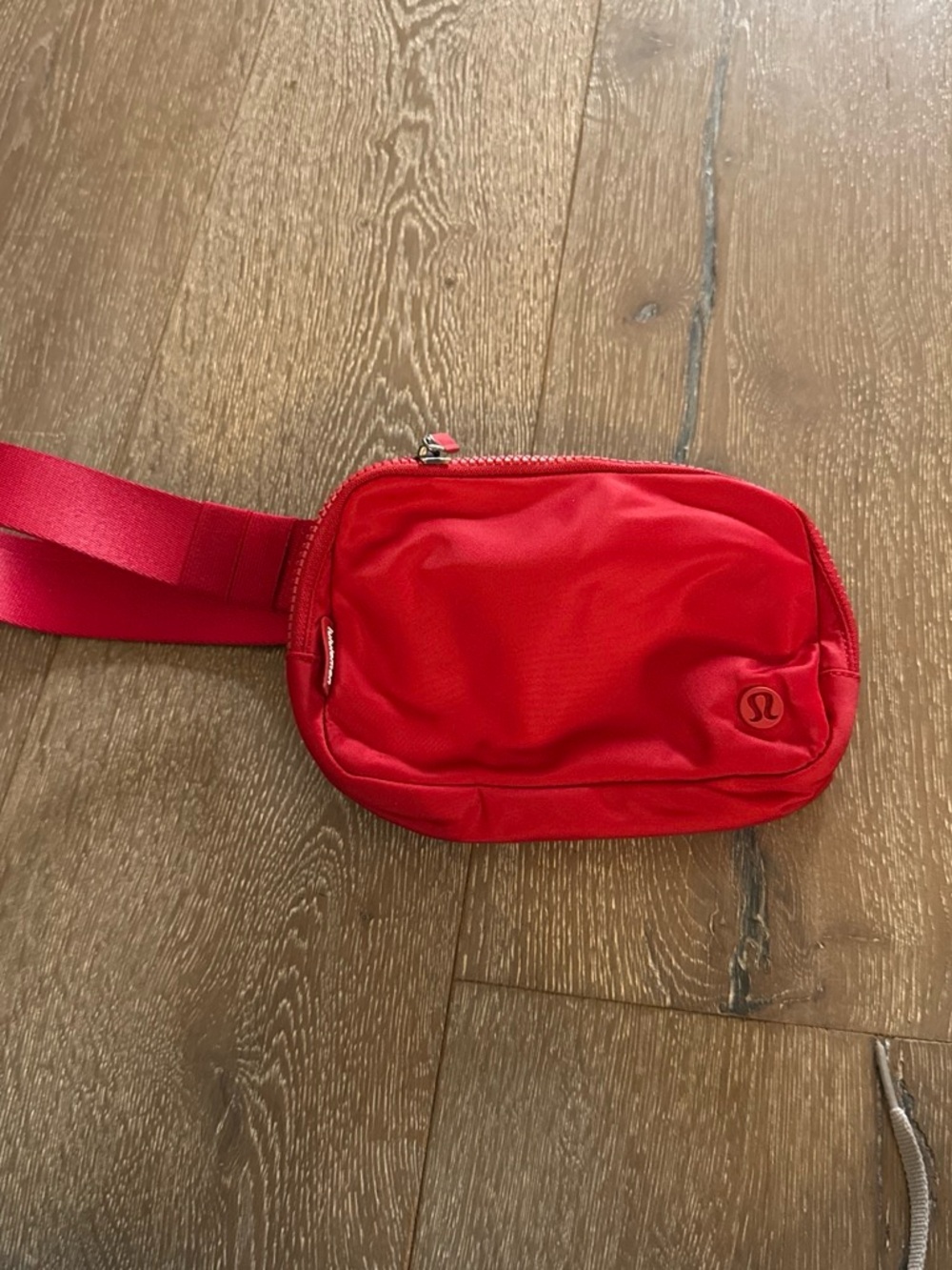 lululemon athletica Red Everywhere Belt Bag with Matching Zipper